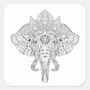 Recherche de éléphant mandala autocollants Zendala