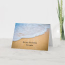 Recherche de surfer d anniversaire cartes Plage de sable