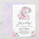 Recherche de unicorn baby shower invitations Scintille
