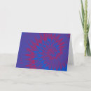 Recherche de spirale bleue vœux cartes Rouge
