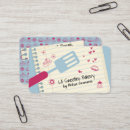 Recherche de boulanger biscuit cartes visite Pour elle