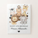 Recherche de zèbre puzzles Jungle