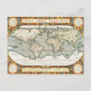 Recherche de world map cartes postales Vintage