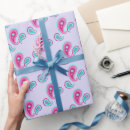 Recherche de paisley papier cadeau Blanc