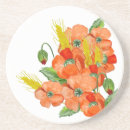 Recherche de coquelicot dessous de verres Coloré