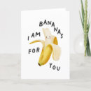 Recherche de banane mignonne vœux cartes Amusant