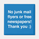 Recherche de courrier magnets Bleu