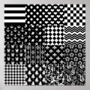 Recherche de motif zigzag posters Minimaliste