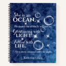 Recherche de bleu carnets Typographie blanche