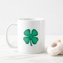 Recherche de 4 trèfle feuille tasses Irish