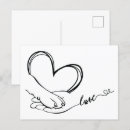 Recherche de paw cartes postales Coeur