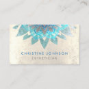 Recherche de turquoise et gris cartes visite Esthéticien