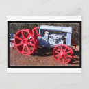 Recherche de tracteur rouge cartes postales Vieux