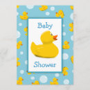 Recherche de duck baby shower invitations Bulles