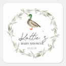 Recherche de chasse canard autocollants Baby shower canard