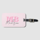 Recherche de monogramme bagages étiquettes Monogrammé