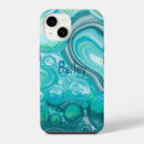Recherche de bulles bleues iphone coques Turquoise