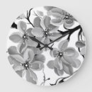 Recherche de sakura horloges Noir et blanc