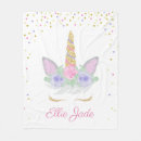 Recherche de licorne couvertures Visage de licorne