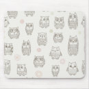 Recherche de hibou bande dessinée tapis souris Arrière plan