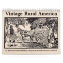 Recherche de vintage calendriers Amérique