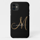 Recherche de nom et initiale iphone coques Monogramme