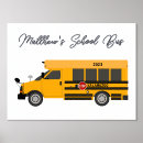 Recherche de school bus posters Jaune