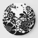Recherche de motif floral horloges Contemporain