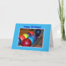 Recherche de boule de bowling vœux cartes Fête