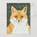 Recherche de petit renard cartes postales Dessin