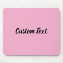 Recherche de rose clair tapis souris Typographie