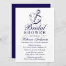 Recherche de nautical bridal shower invitations Bleu marine