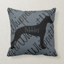 Recherche de whippets coussins Chien