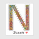 Recherche de capitales autocollants Initiale