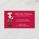 Recherche de chef italien cartes visite Pizza