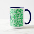 Recherche de vert clair tasses Motif
