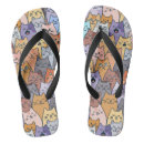 Recherche de motif de chat tongs Amoureux des chats