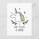Recherche de phrase cartes postales Licorne