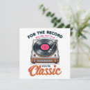 Recherche de vinyl record vœux cartes Vintage