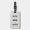 Recherche de libellules bagages étiquettes Feuilles de fleurs