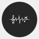 Recherche de heartbeat autocollants Musique