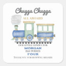 Recherche de vintage train autocollants Choo choo chugga