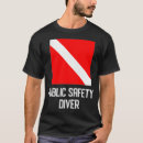 Recherche de drapeau de plongée tshirts Drôle