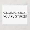 Recherche de humour stupide cartes postales Travail