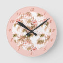 Recherche de motif floral vintage horloges Chic