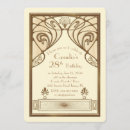 Recherche de les années 1920 anniversaire invitations Géométrique