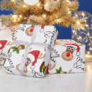 Recherche de motif renne papier cadeau Rouge