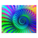Recherche de motif spirale posters Psychédélique