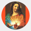 Recherche de coeur de jésus autocollants Catholique