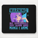 Recherche de manga tapis souris Fille